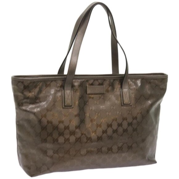 GUCCI GG implementation Tote Bag Bronze 211137 Auth - Picture 1 of 16